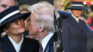 Melania Trump y el elegante atuendo que usó en la posesión presidencial: Se arriesgó a lo clásico