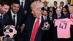 “Tú eres genial”: El discurso de Trump tras recibir a Messi y al Inter Miami en la Casa Blanca