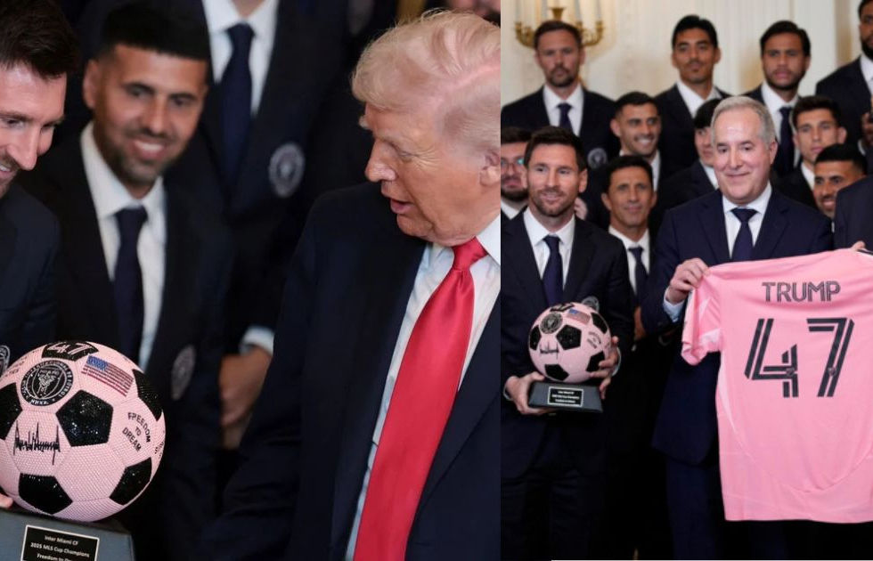 “Tú eres genial”: El discurso de Trump tras recibir a Messi y al Inter Miami en la Casa Blanca
