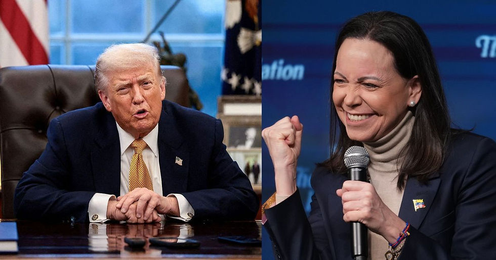 Trump y su nueva postura con María Corina Machado, ¿trabajarán juntos en la transición de Venezuela?