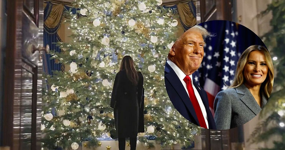 51 árboles y detalles conmemorativos: La imponente decoración navideña de la Casa Blanca