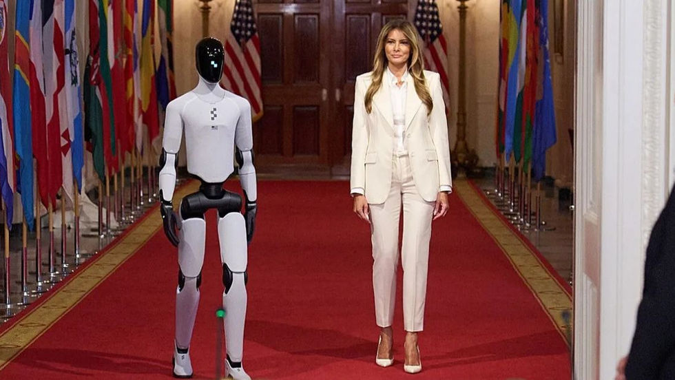 La Casa Blanca recibe a un robot humanoide: IA irrumpe junto a Melania Trump