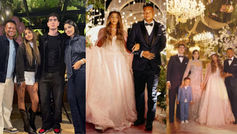 Fredy Guarín y Andreina Fiallo se unieron para celebrar el quinceañero “cuento de hadas” de su hija