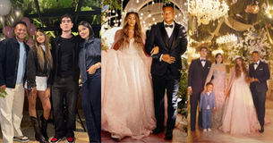 Fredy Guarín y Andreina Fiallo se unieron para celebrar el quinceañero “cuento de hadas” de su hija