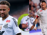 Video: Neymar, víctima de una patada durante su partido de regreso a las canchas