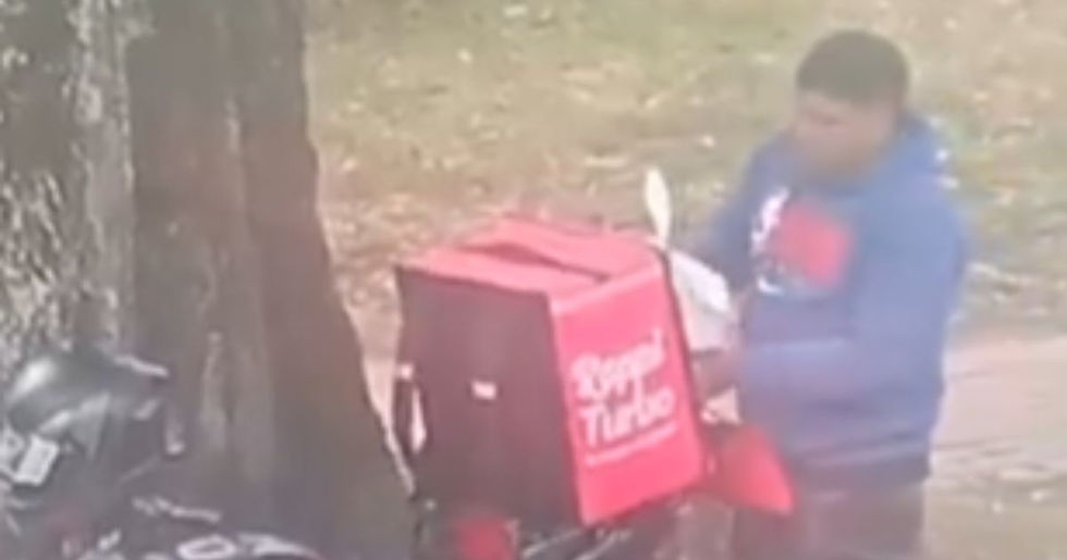 El video de un repartidor de Rappi en Bogotá que indignó a usuarios