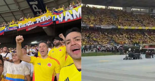 Quintero le hizo fuerza a Petro en el Metropolitano y dejó polémico mensaje