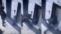 El susto de una familia en Rusia: Niño de 2 años corrió peligro en ascensor