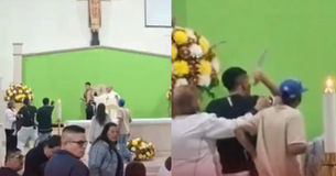 Pánico en iglesia de Bogotá: Jóvenes ingresaron con cuchillos y, por poco, ocurre tragedia