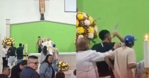 Pánico en iglesia de Bogotá: Jóvenes ingresaron con cuchillos y, por poco, ocurre tragedia