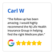 Positive Review From Client of NJ Life and Health Named Carl W