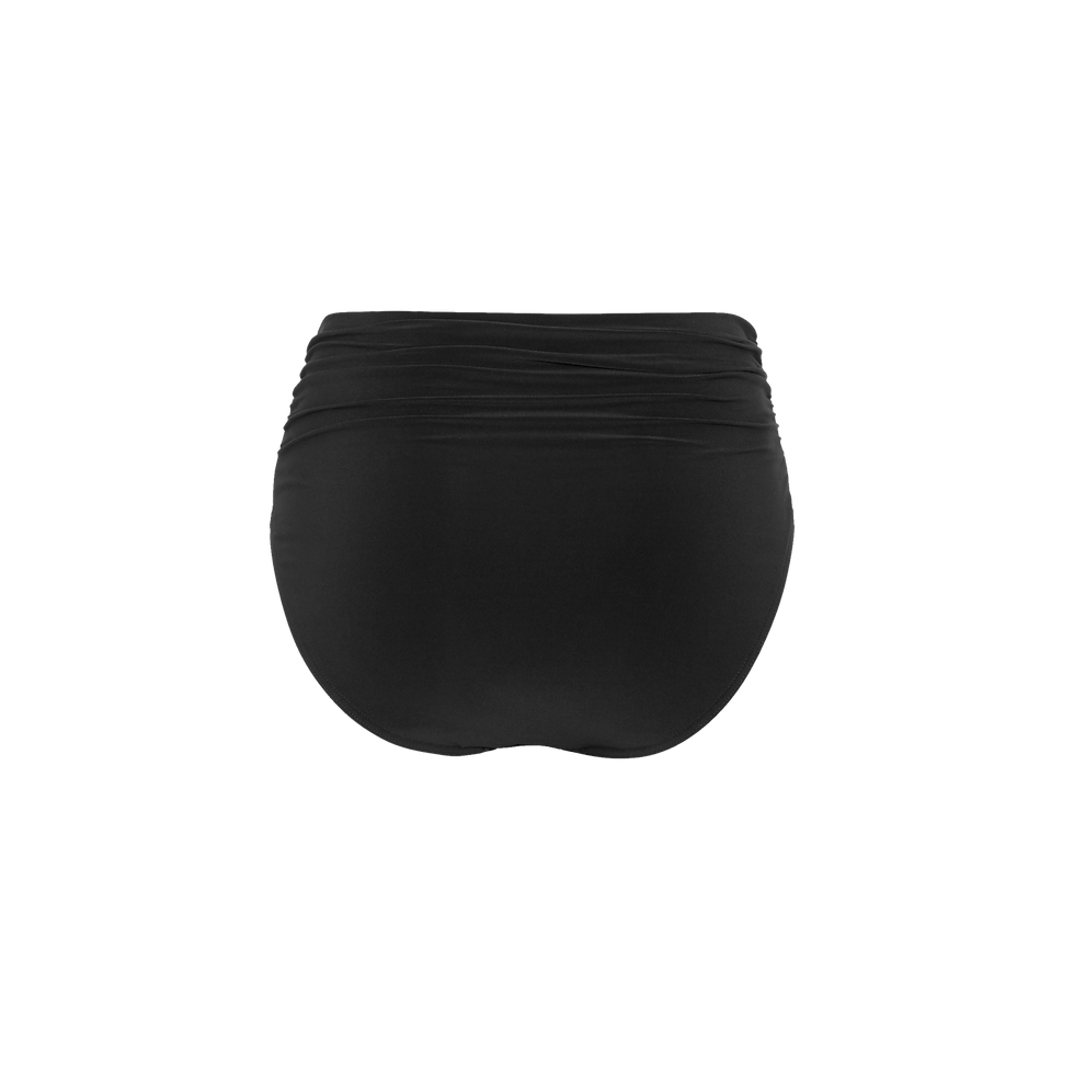 Thumbnail: Magicsuit Jersey Black Shirred Brief