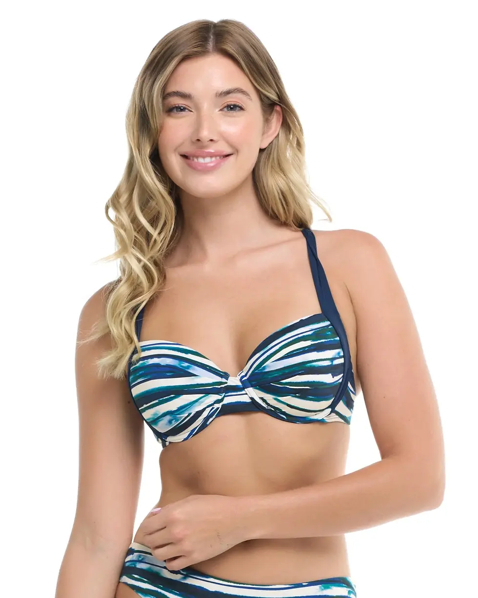 Thumbnail: Skye Navy Transition Scarlett Top