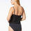 Thumbnail: Coco Contours Amaris V-Neck One Piece In Black