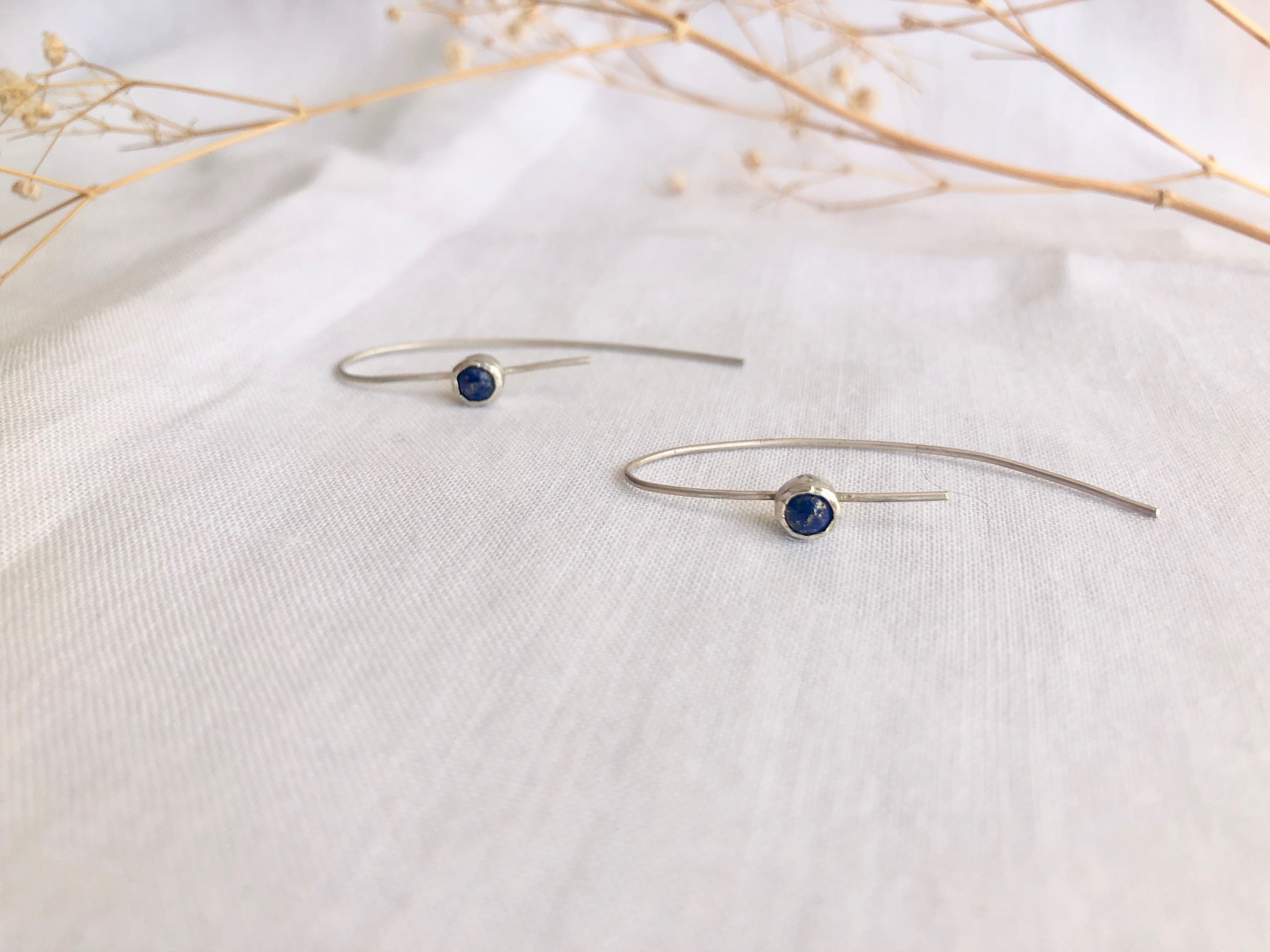 Gemstones Drop Earrings