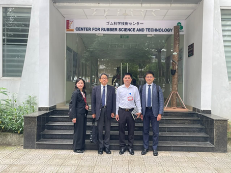 JST Sakura Science Exchange Program Delegation Visits Rubber Science Center at Hanoi University of Science and Technology/ JSTさくらサイエンスプログラム推進本部がハノイ工科大学ゴム科学技術センターを視察