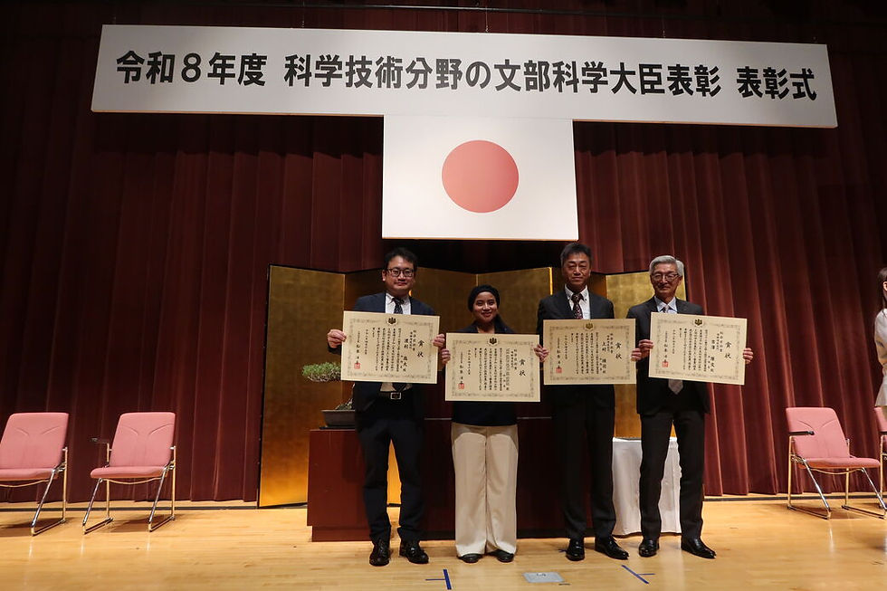 東京電力ホールディングス株式会社と開発した「防災ワクチン」の教材と研修の普及啓発活動が文部科学大臣表彰を受賞しました
