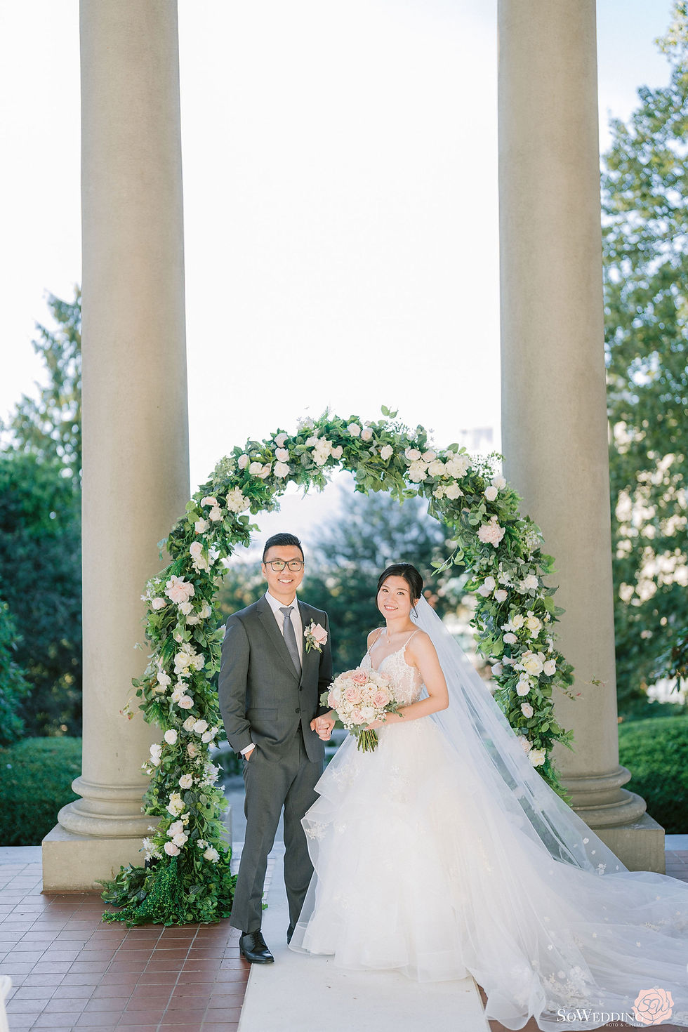Thumbnail: Blush Floral and Greenery Archway (Standard Arch)