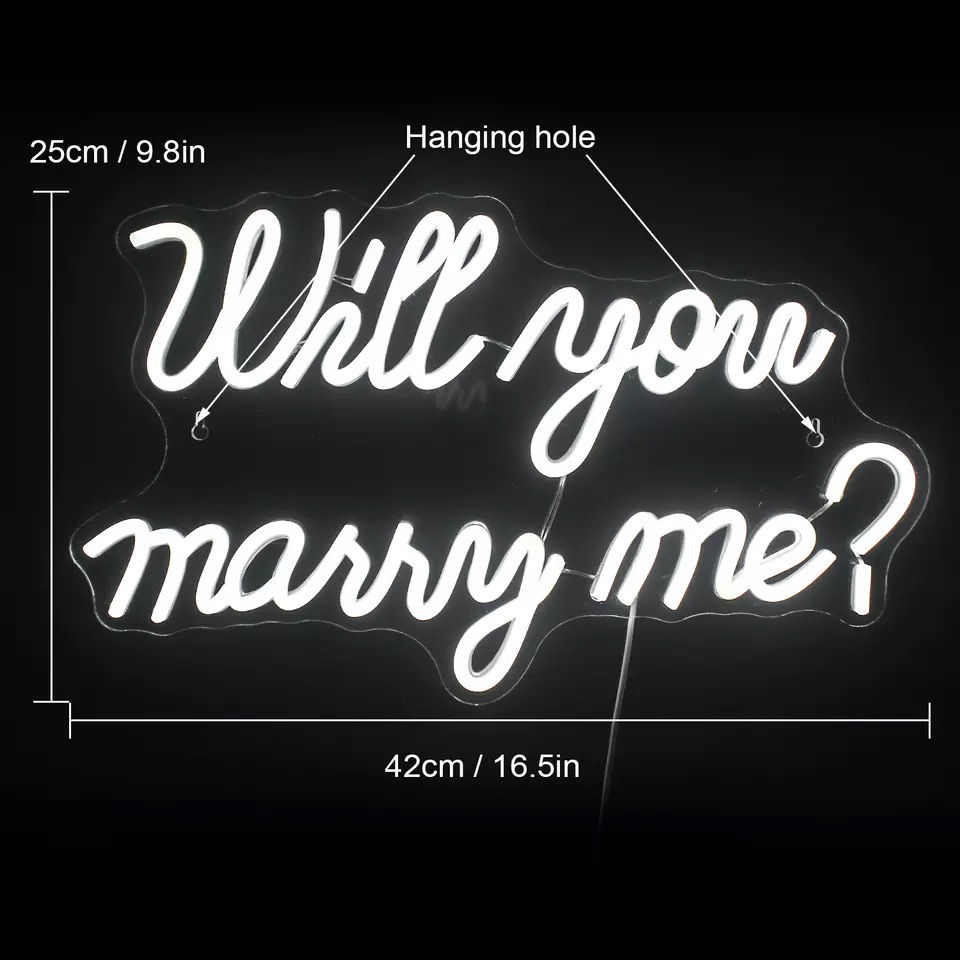 Thumbnail: Will You Marry Me? Neon Sign