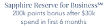 Sapphire Reserve for Biz Points By J