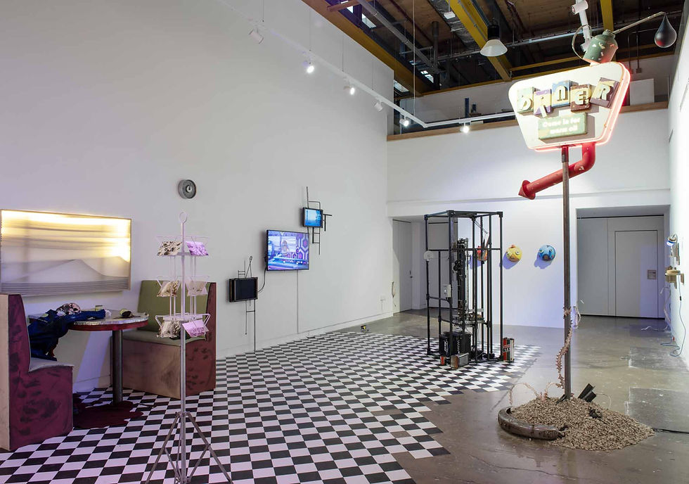 Nocturne Oasis Exhibition Michael Penny Gallery Diner Opening Bath Spa University