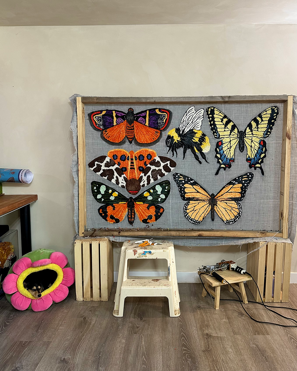Miniatura: Scarlet Tiger Moth