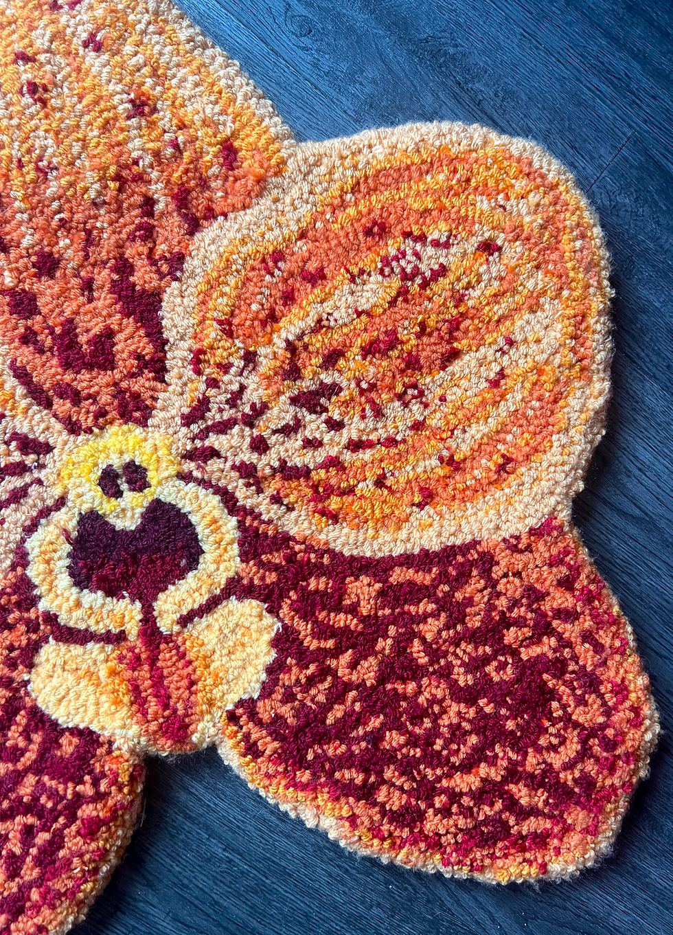 Thumbnail: Orange Vanda Orchid