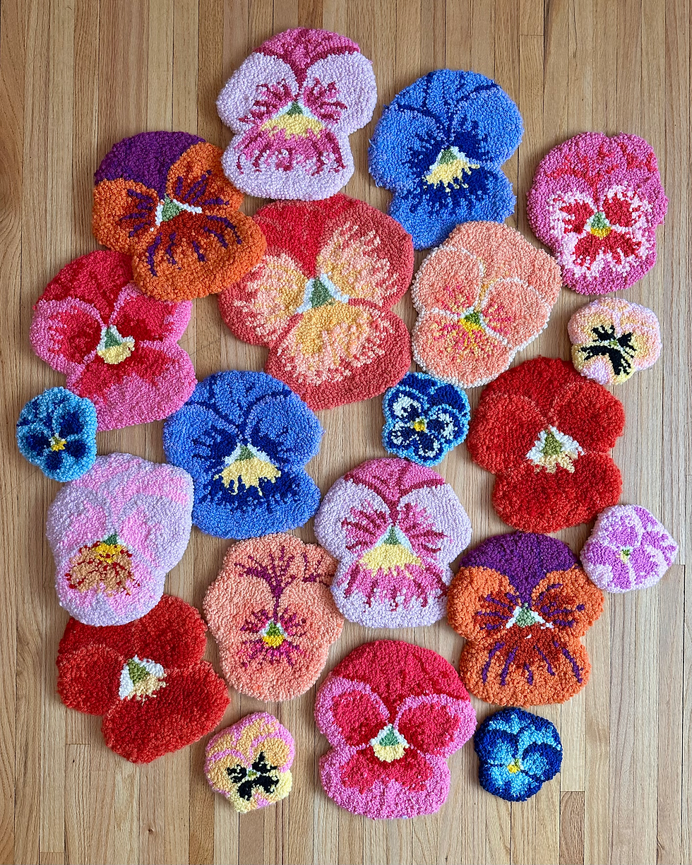 Thumbnail: Pink Mini Pansies
