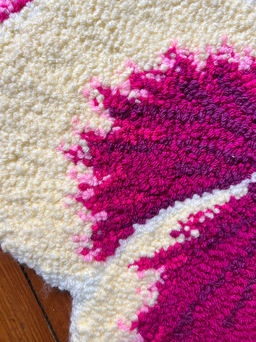 Thumbnail: Yellow & Pink Pansy Wallhanging
