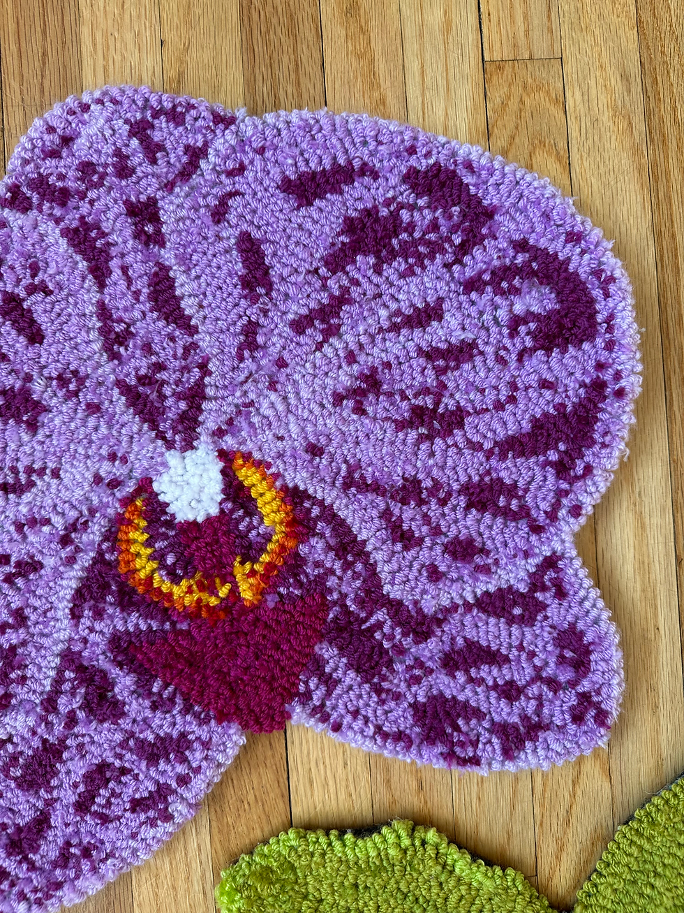 Thumbnail: SAMPLE Lilac Phal Orchid Wallhanging
