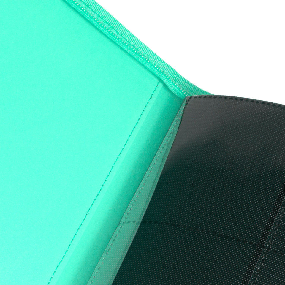 Thumbnail: Palms Off Gaming 12 Pocket Collectors Series Zip Binder - TURQUOISE