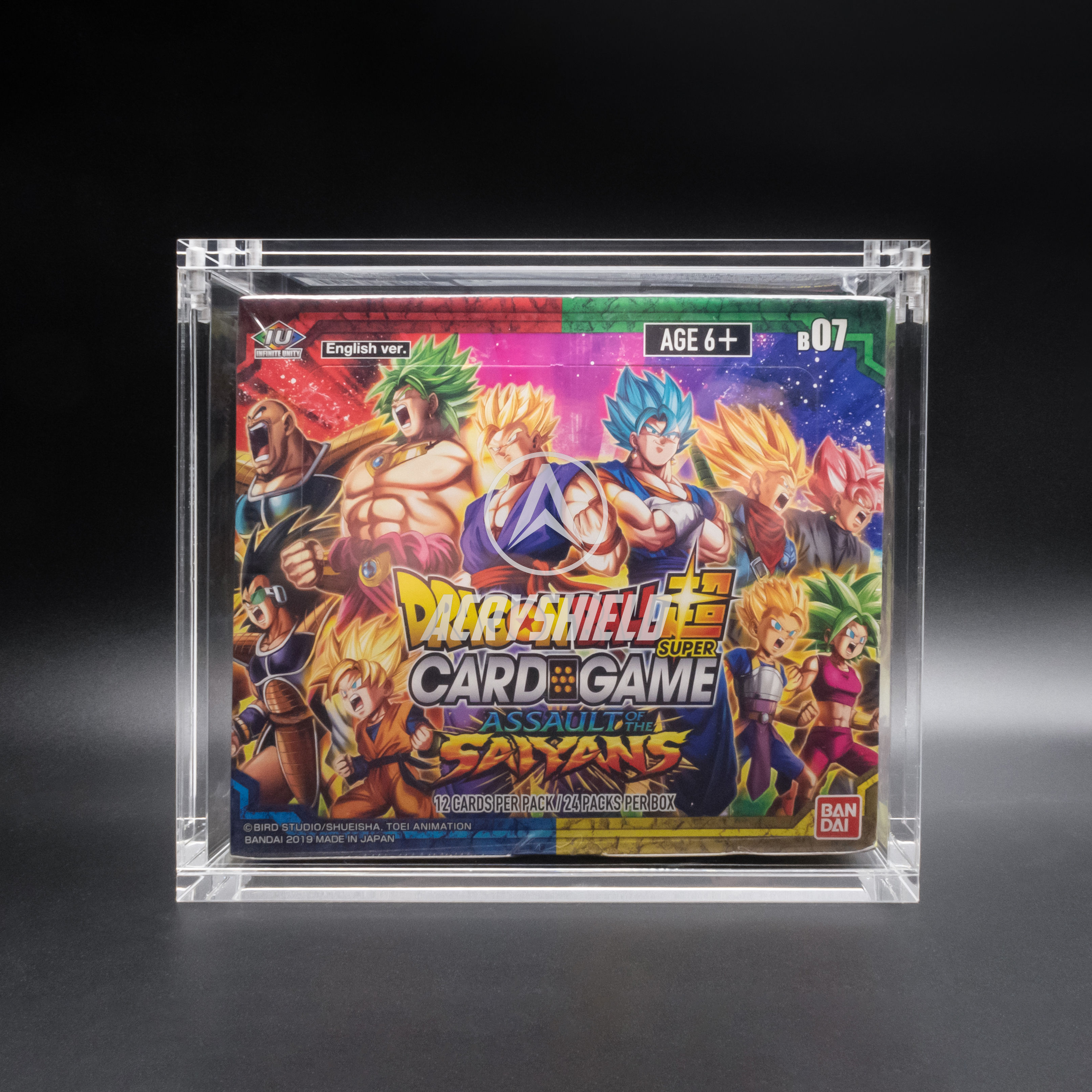 AcryShield Acrylic Dragon Ball Super Booster Box Display Case