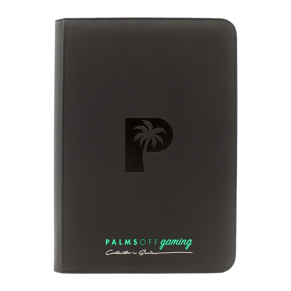 Thumbnail: Palms Off Gaming Top Loader Zip Binder - CLEAR