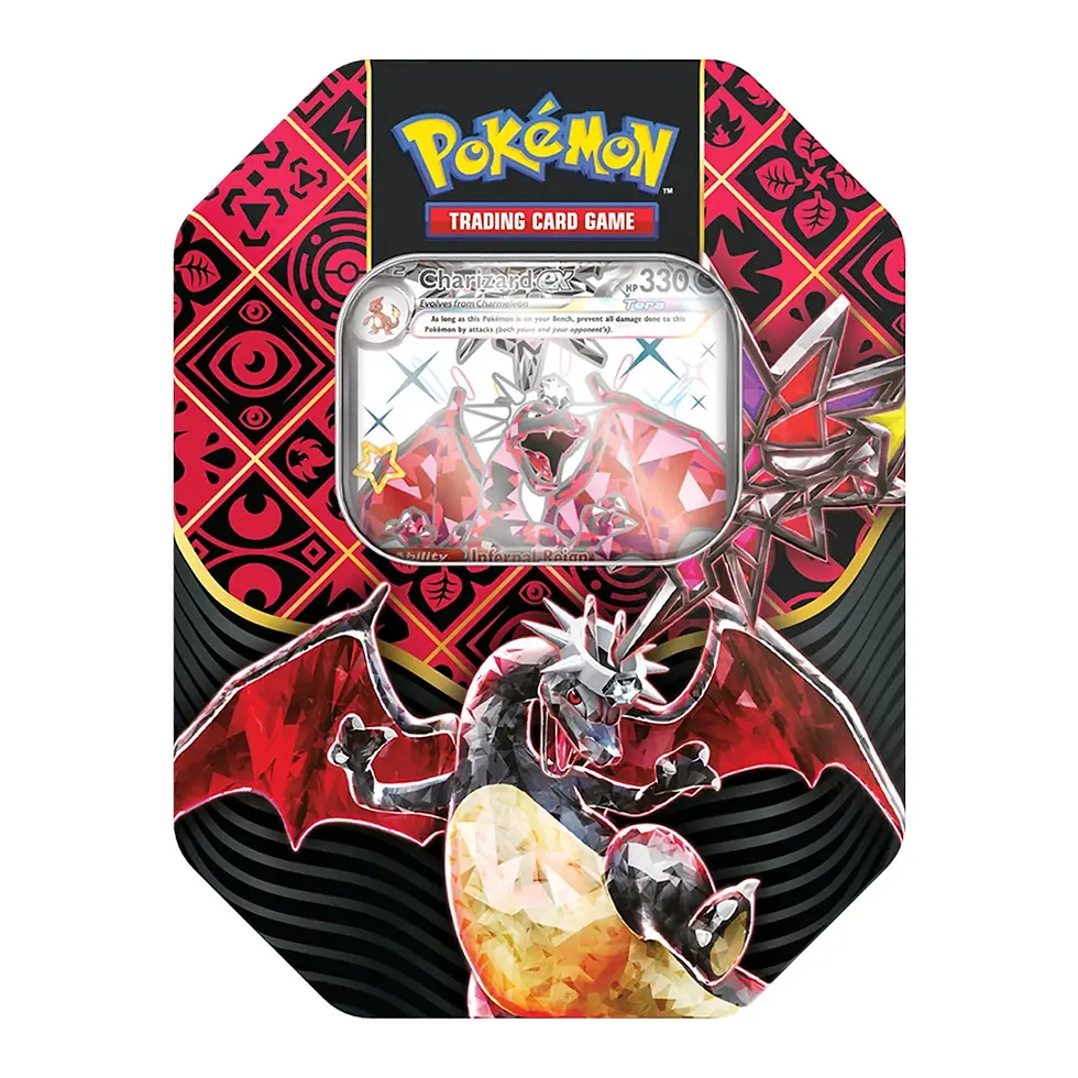 Pokémon TCG Scarlet & Violet Paldean Fates Tin (Charizard Only)