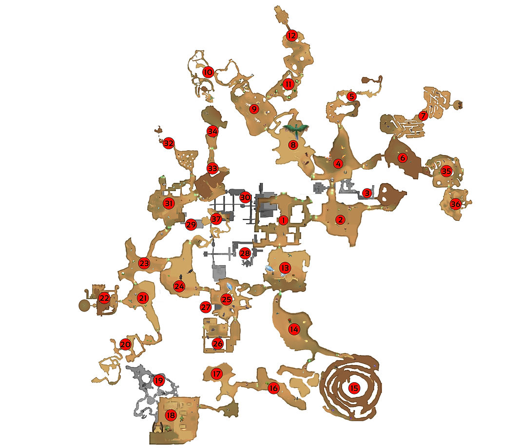 World Map/Drop List guide