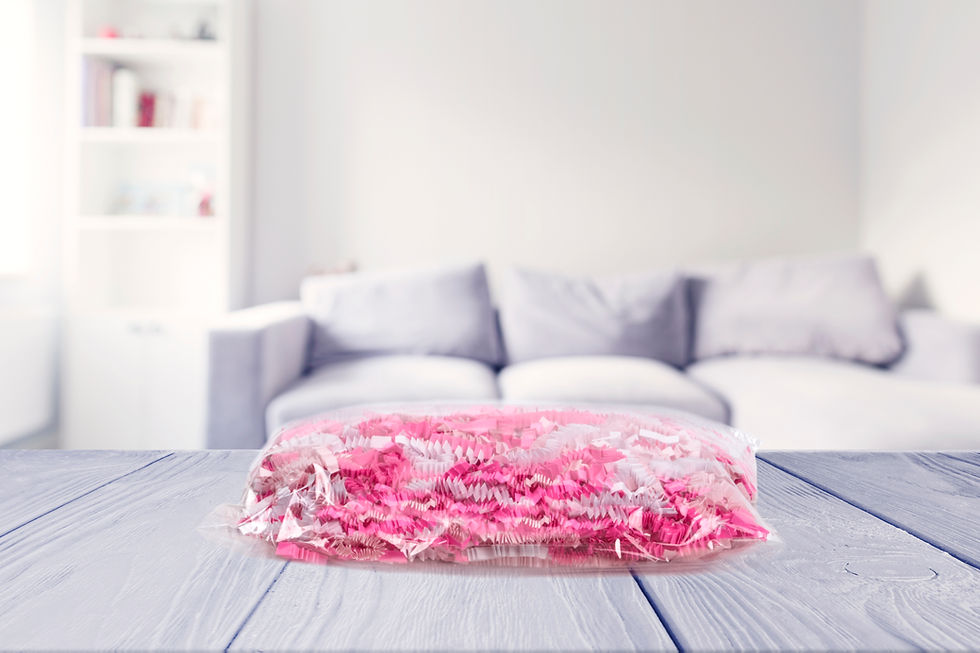 Miniatura: Papel zigzag 1kg Rosa Combinado