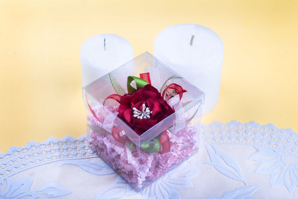 Miniatura: Papel zigzag 1kg Rosa