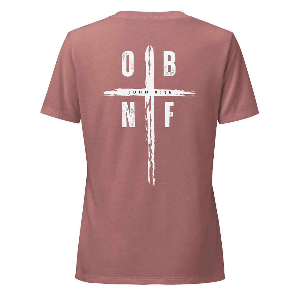 Thumbnail: OBNF Women’s Relaxed V-Neck T-shirt