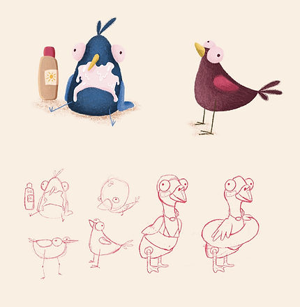 Bird studies - Greeting card project.jpg