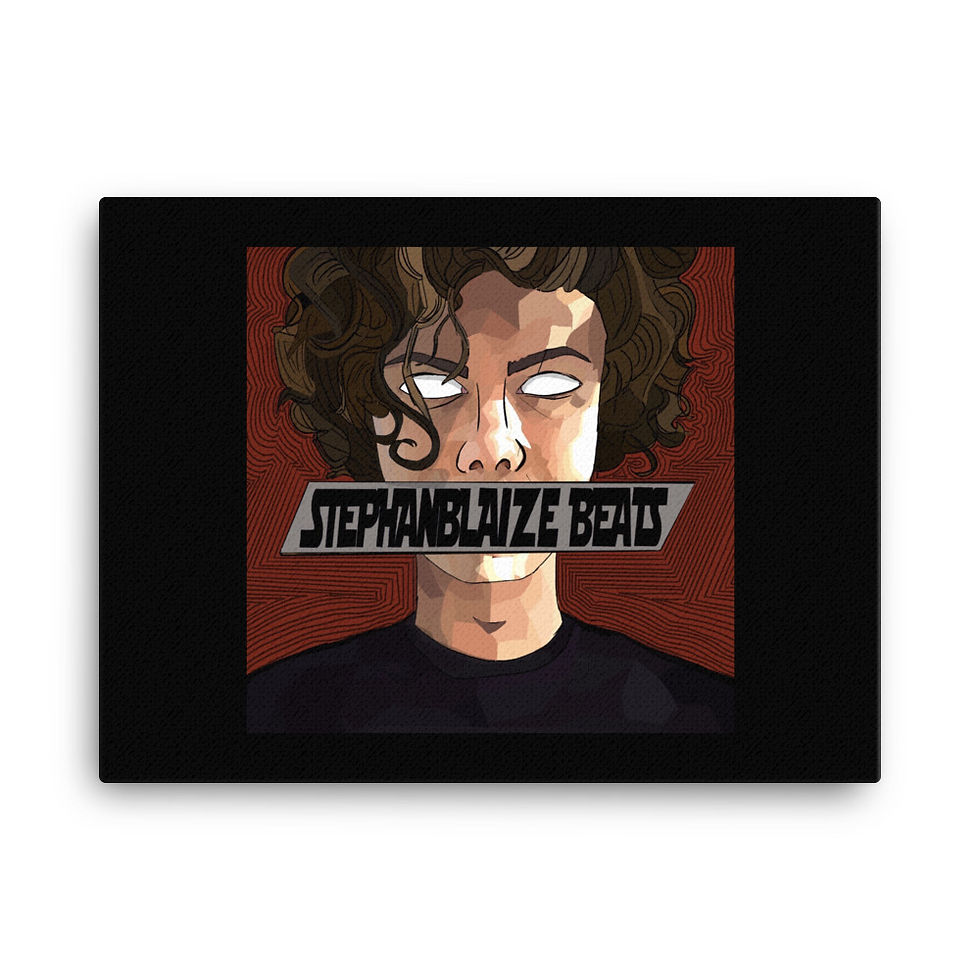 Thumbnail: Stephan Blaize Beats Dark Portrait Canvas