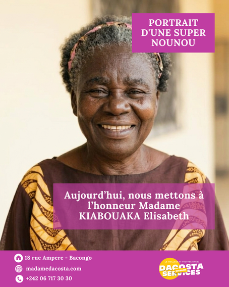 PORTRAIT D'UNE SUPER NOUNOU : Notre Employée du Mois