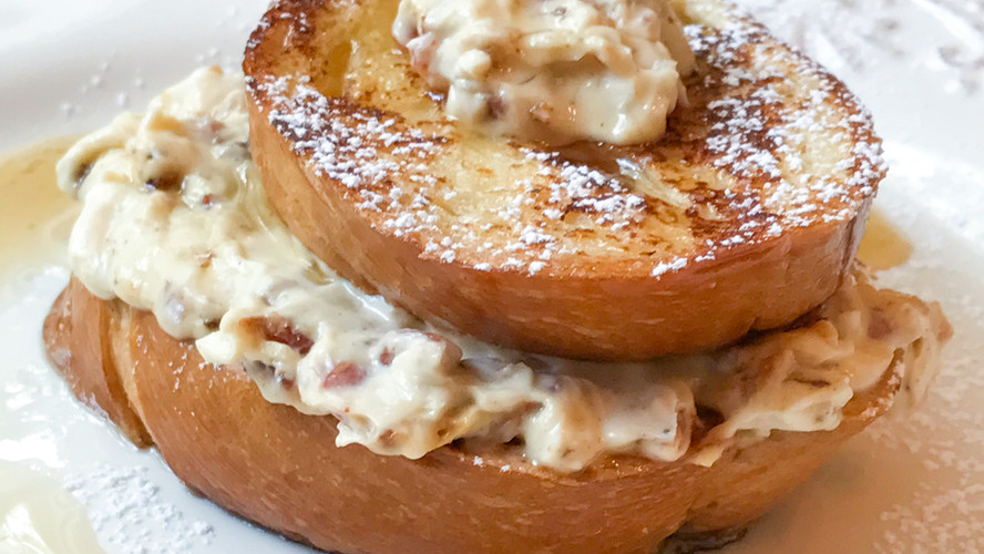 Maple Bacon Stuffed French Toast