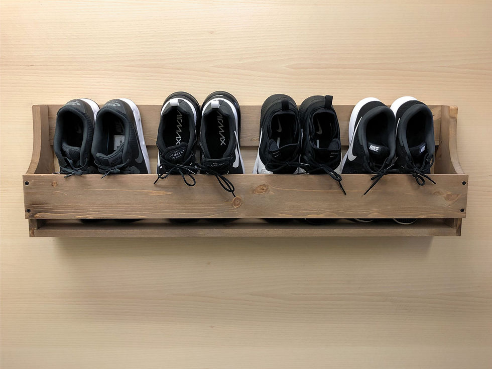 Thumbnail: Wall Mounted Shoe Rack - 1000mm