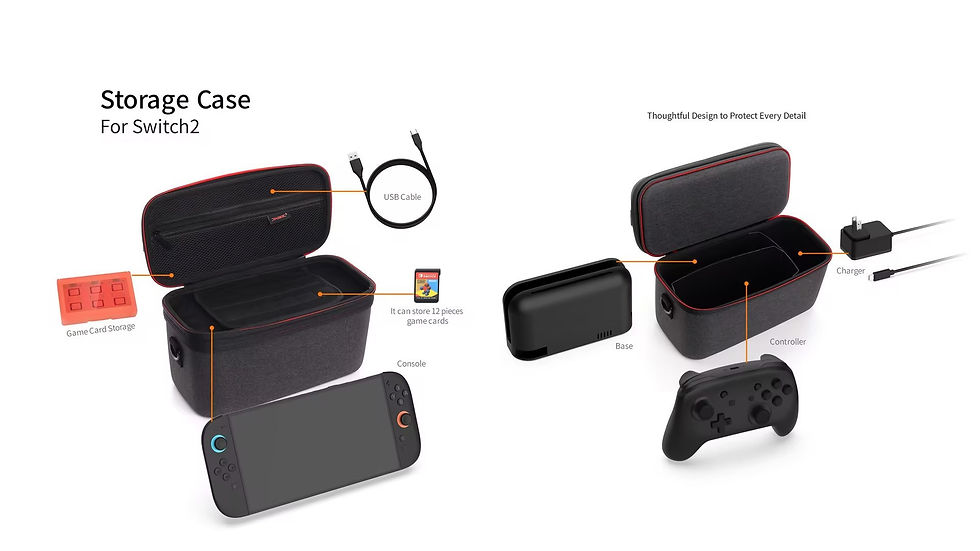Thumbnail: Túi Đựng Full Phụ Kiện Nintendo Switch 2 - Dobe