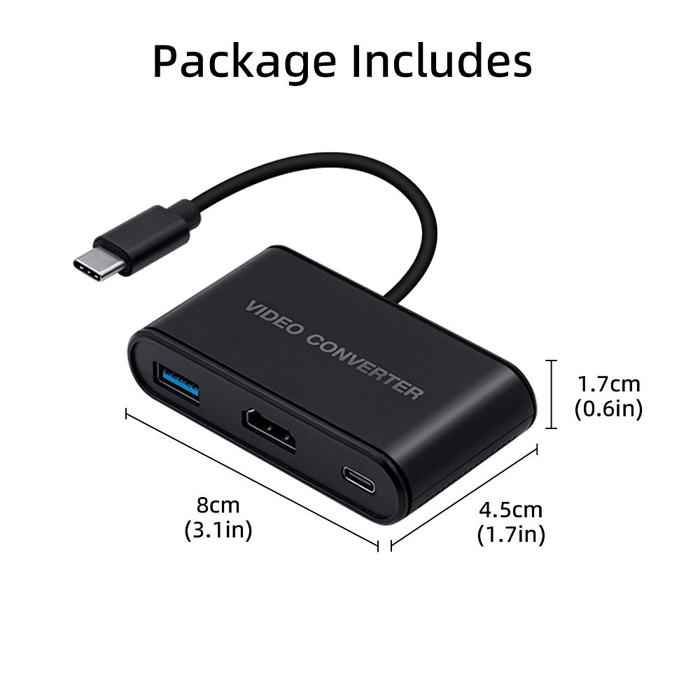 Thumbnail: Adapter Hỗ Trợ Xuất Hình Cho Steam Deck/Nintendo Switch/Phone - Dobe