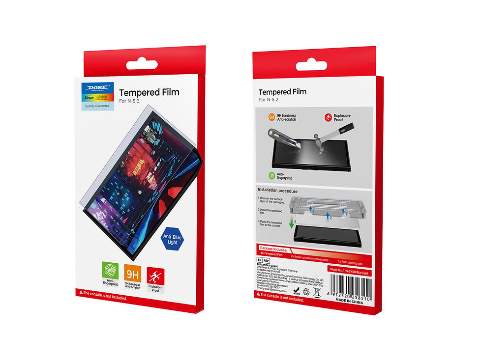 Thumbnail: Set 2 Miếng Cường Lực Nintendo Switch 2 - Dobe