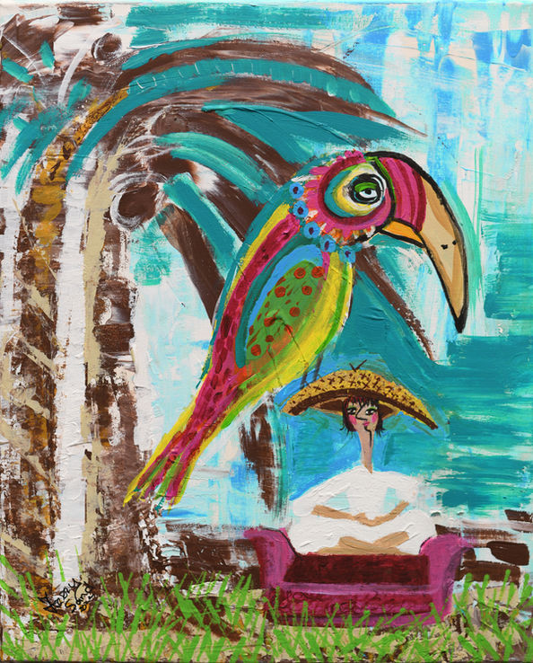 Two-can Meditate | Acrylic