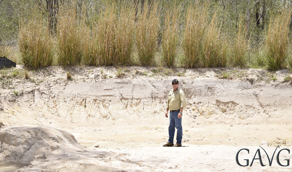 Dam wall stabilised with Vetiver
