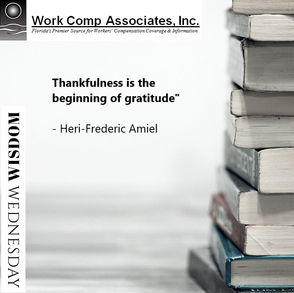 Wednesday Wisdom - November 25th