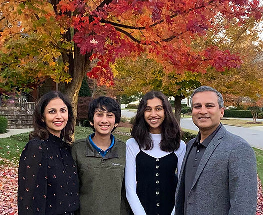 Dr. Alam's family
